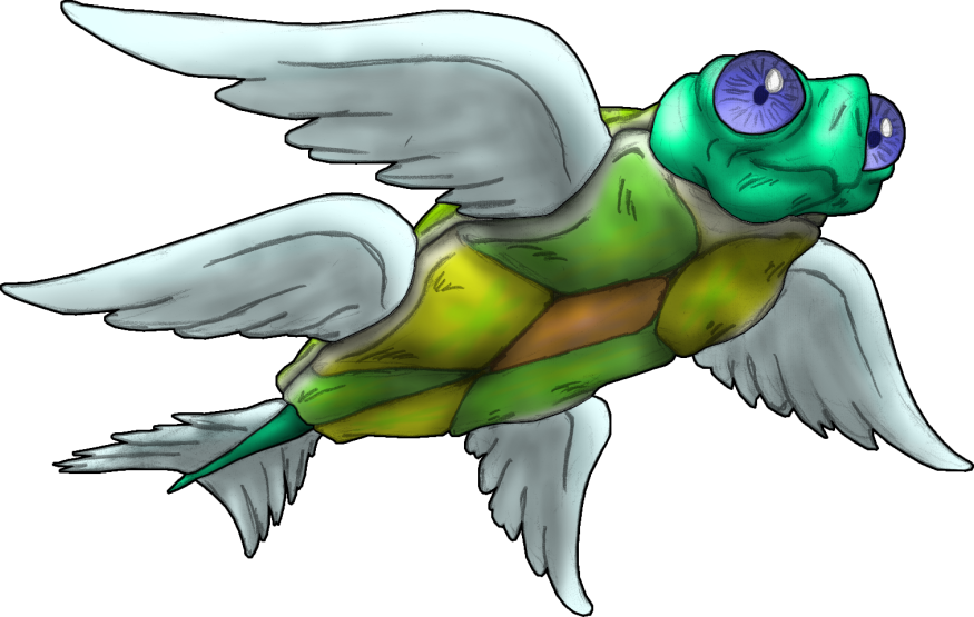 Flying Turtle - Pretty self explanatory. It is basically a flying turtle.